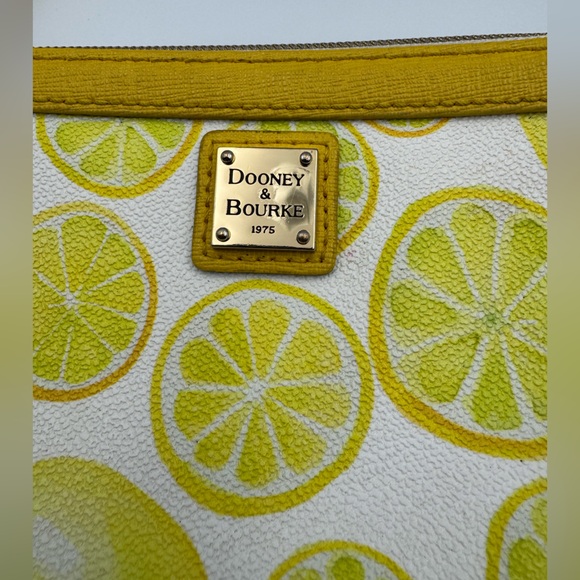 Dooney & Bourke Yellow Limone Wristlet - Picture 5 of 10
